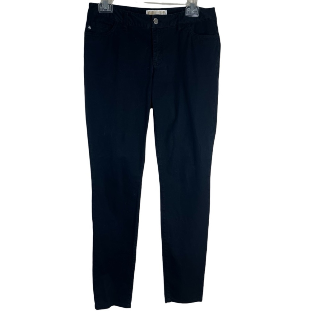 Michael Kors Jean Style Black Cotton/Spandex Skinny Pants.